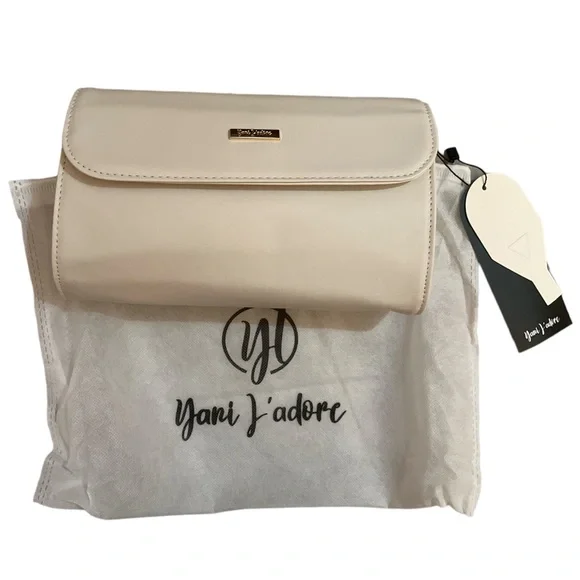 YANI L'ADORE BEIGE BLISS CROSSBODY PURSE - Picture 1 of 7